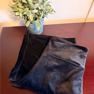 Athleta Black Velvet Pants